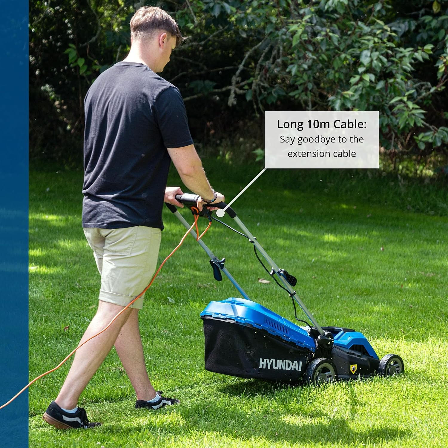 HYUNDAI HYM3800E Rear Roller Electric Lawn Mower: image 4