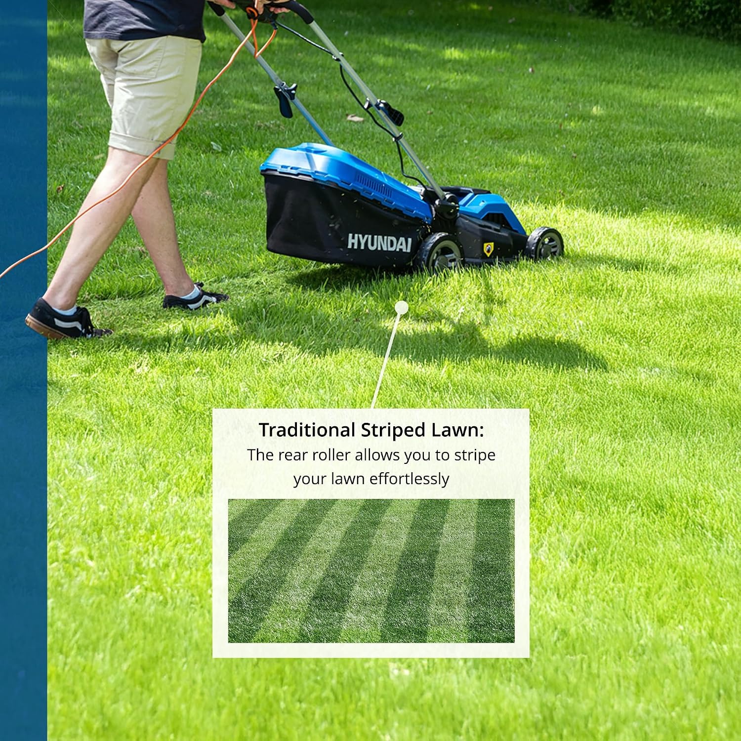 HYUNDAI HYM3800E Rear Roller Electric Lawn Mower: image 5