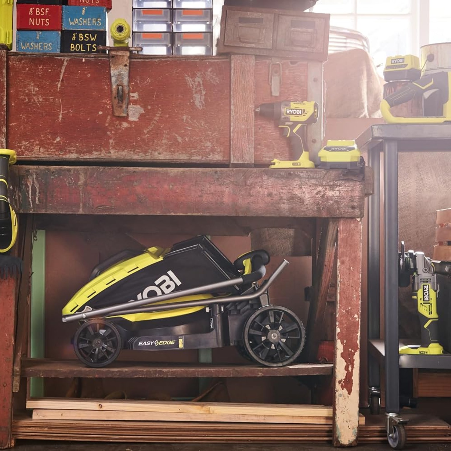 RYOBI ONE+ 18V 33cm Lawn Mower Body Only: image 7