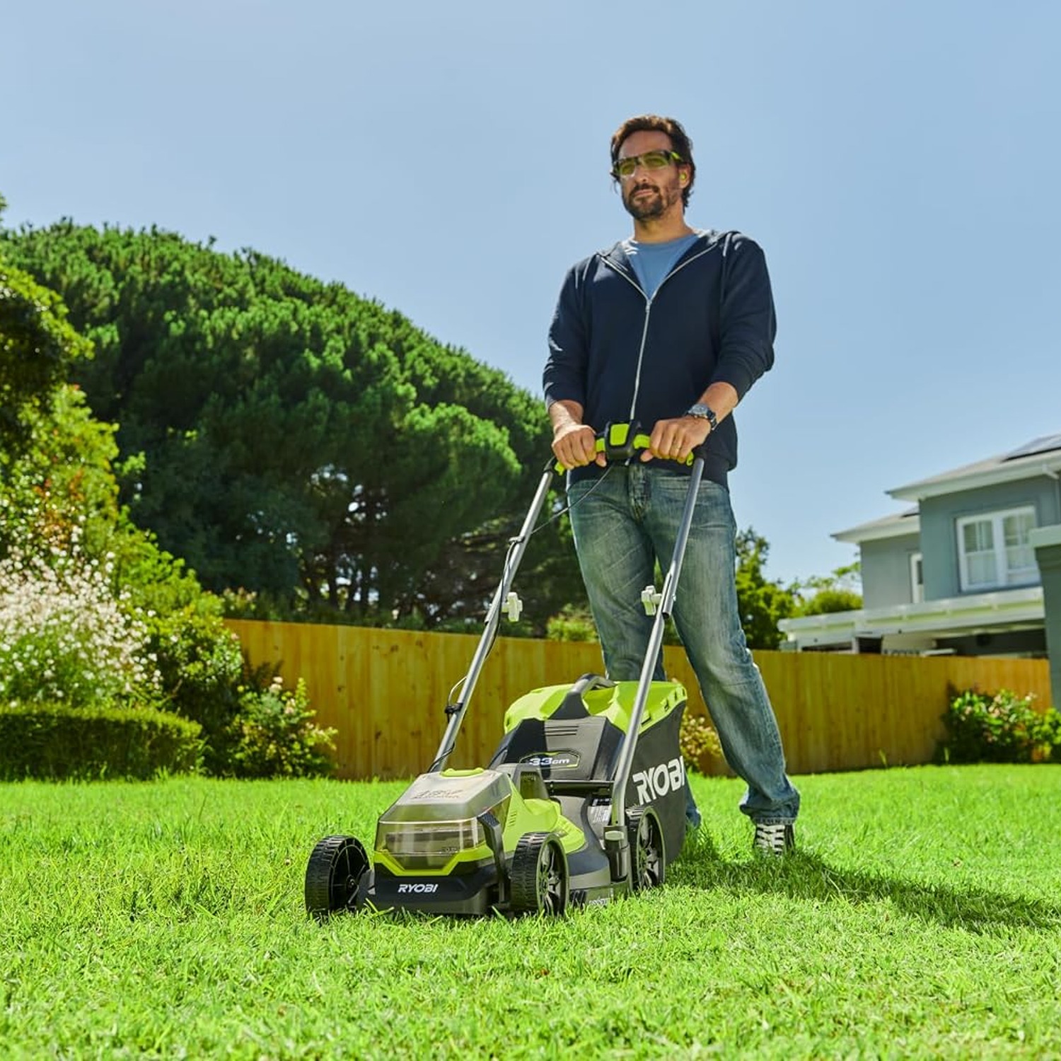 RYOBI ONE+ 18V 33cm Lawn Mower Body Only: image 10