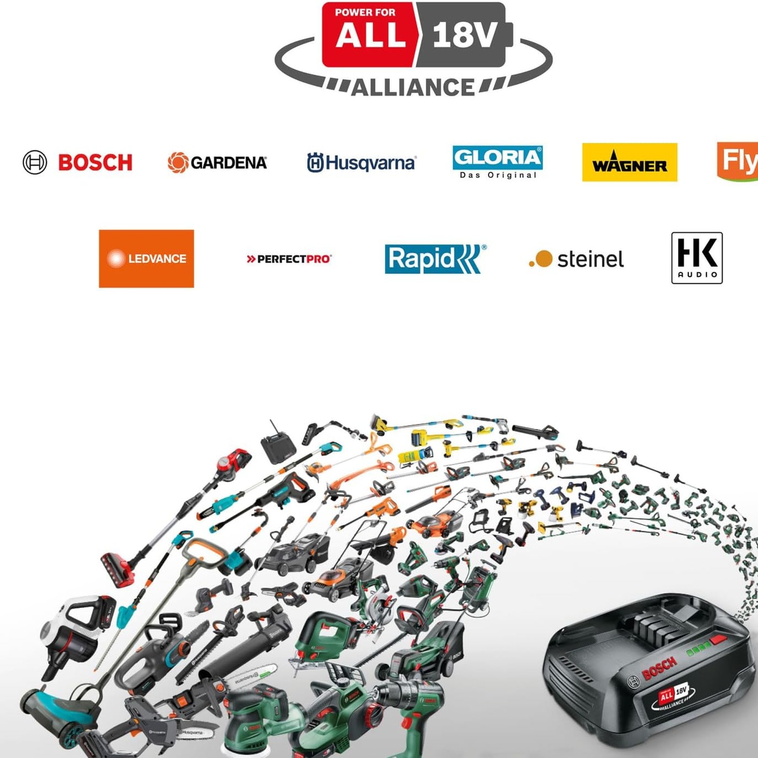 Bosch Rotak 18V-32 Cordless Lawn Mower Kit: image 4