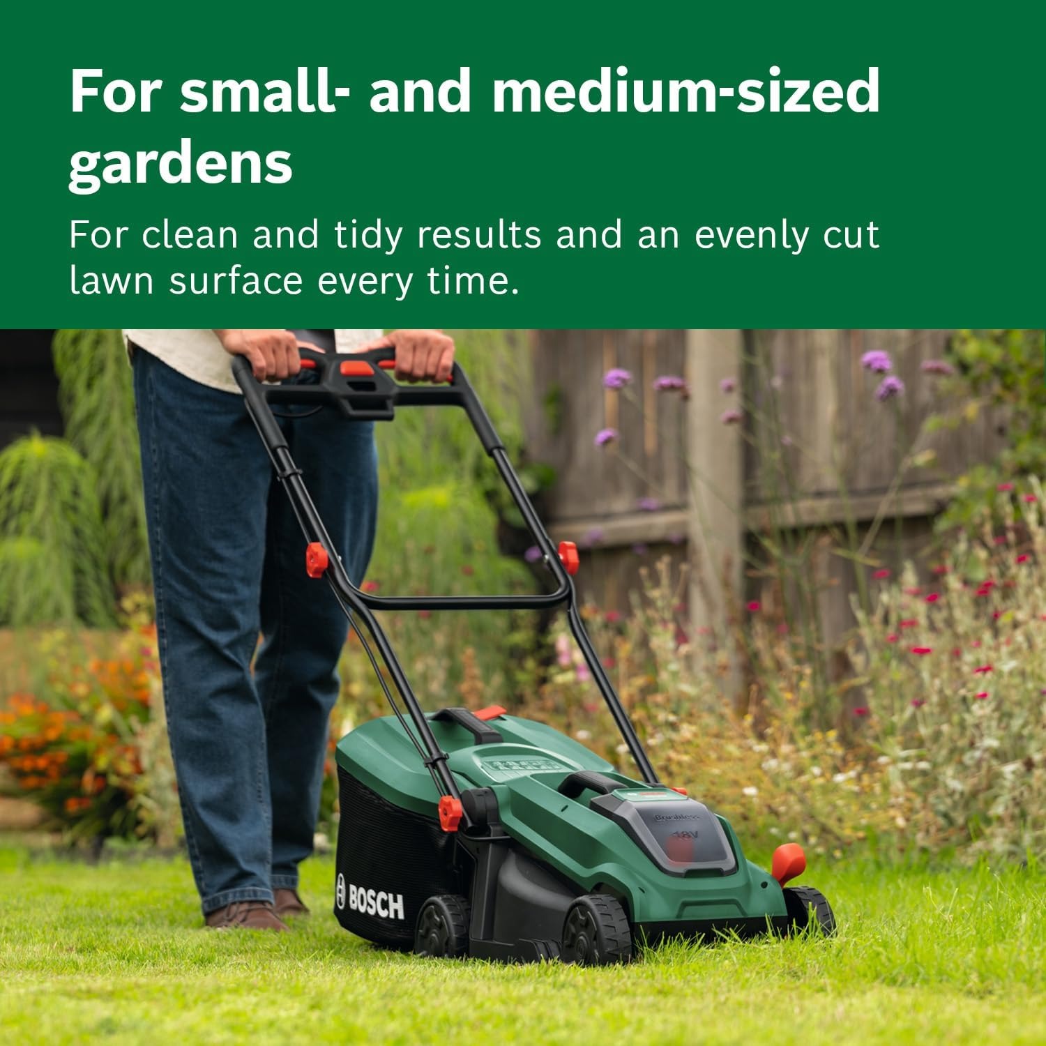 Bosch Rotak 18V-32 Cordless Lawn Mower Kit: image 6