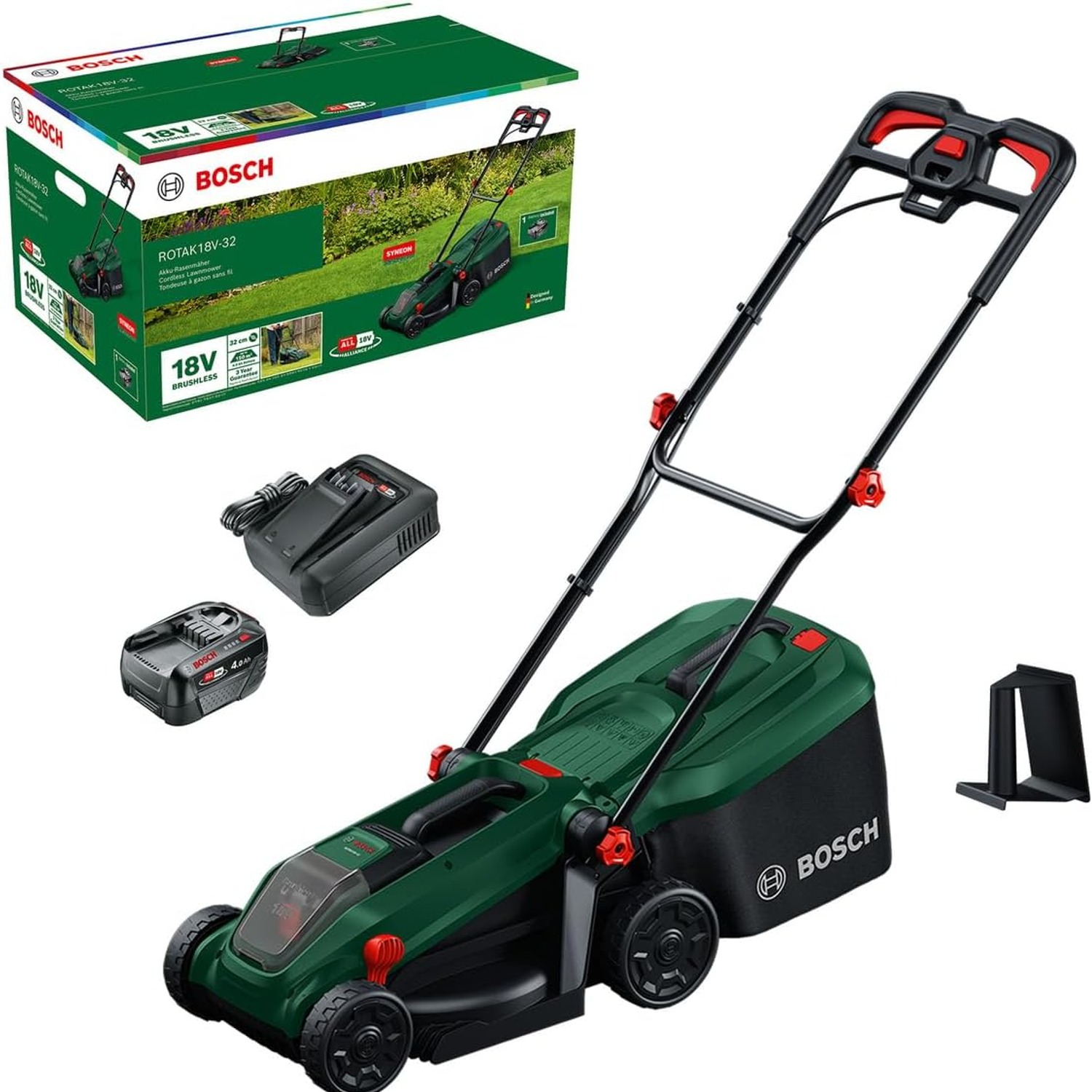 Bosch Rotak 18V-32 Cordless Lawn Mower Kit