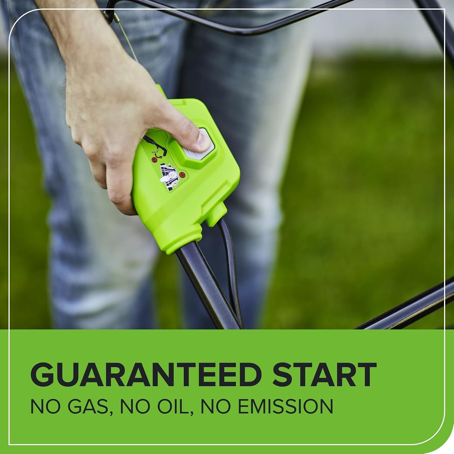 Greenworks 41cm 40V Cordless Lawn Mower with Two Batteries: image 5