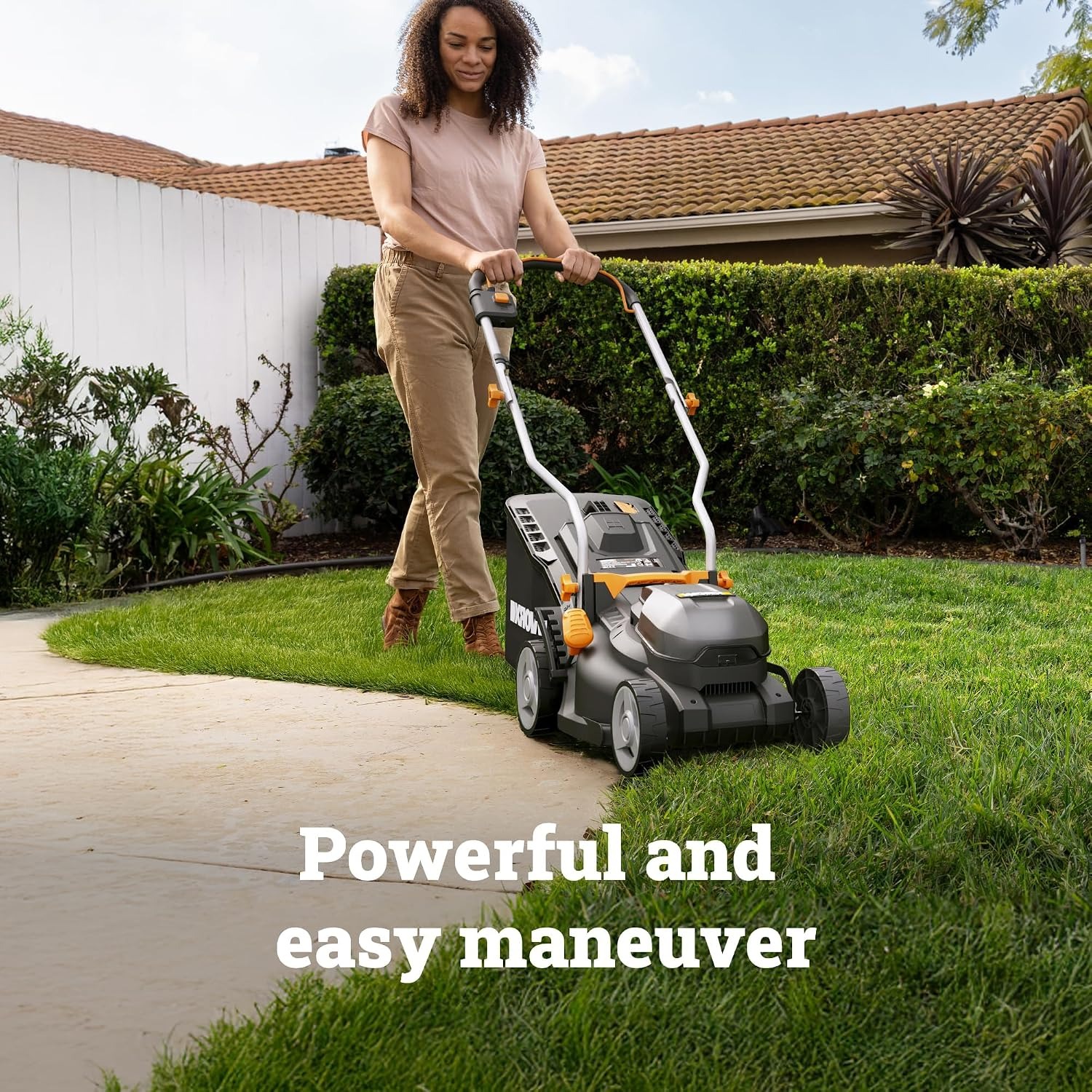 WORX WG733E 33cm Cordless Lawn Mower: image 4