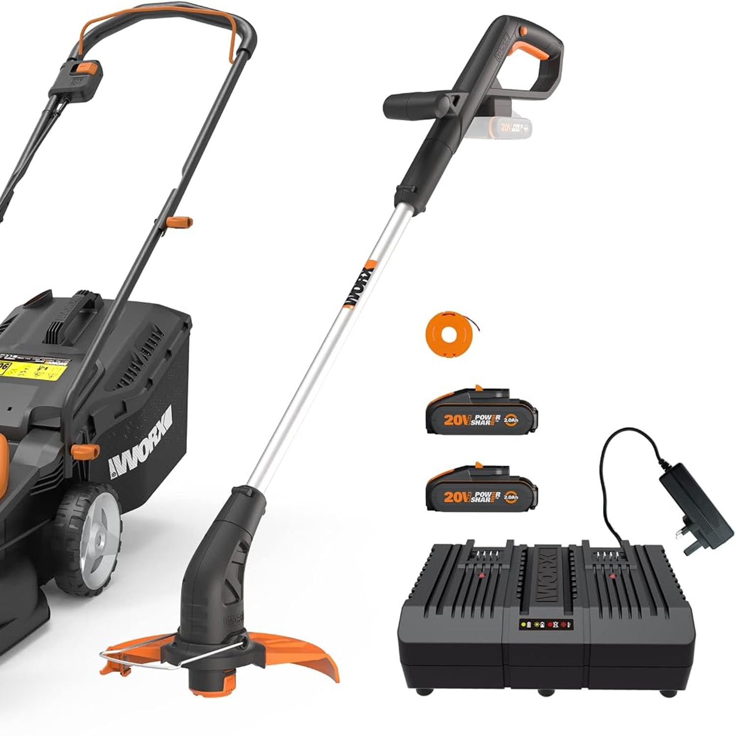 WORX WG733E 33cm Cordless Lawn Mower: image 9