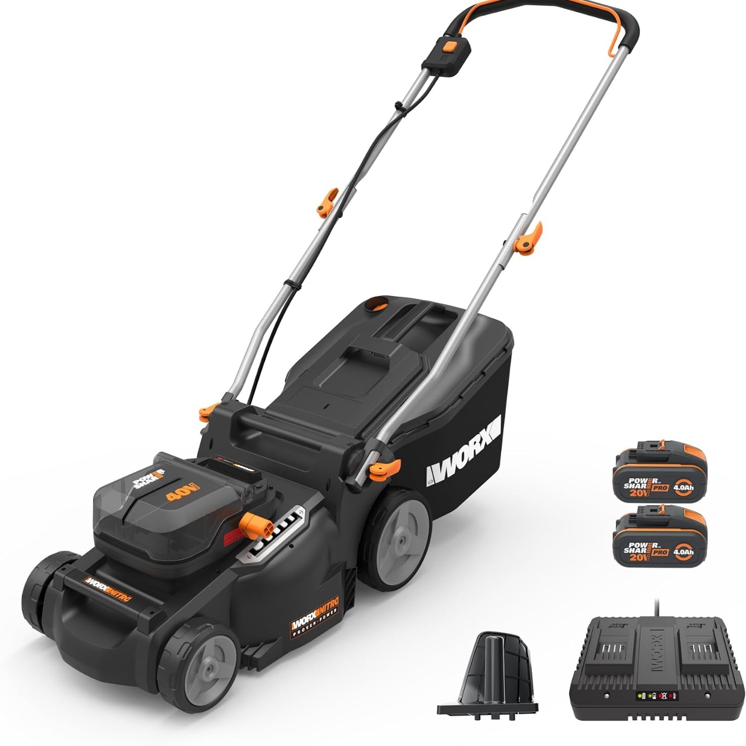 WORX WG733E 33cm Cordless Lawn Mower: image 10