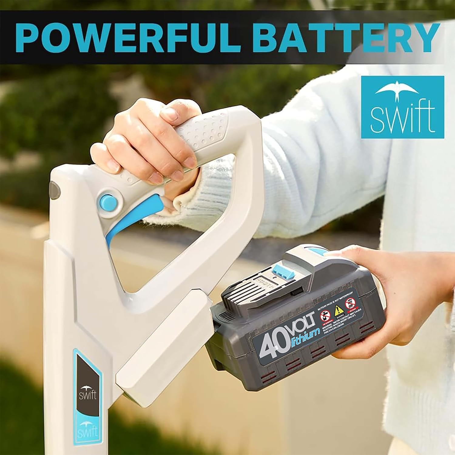 swift 40V Mini Cordless Lawn Mower: image 8