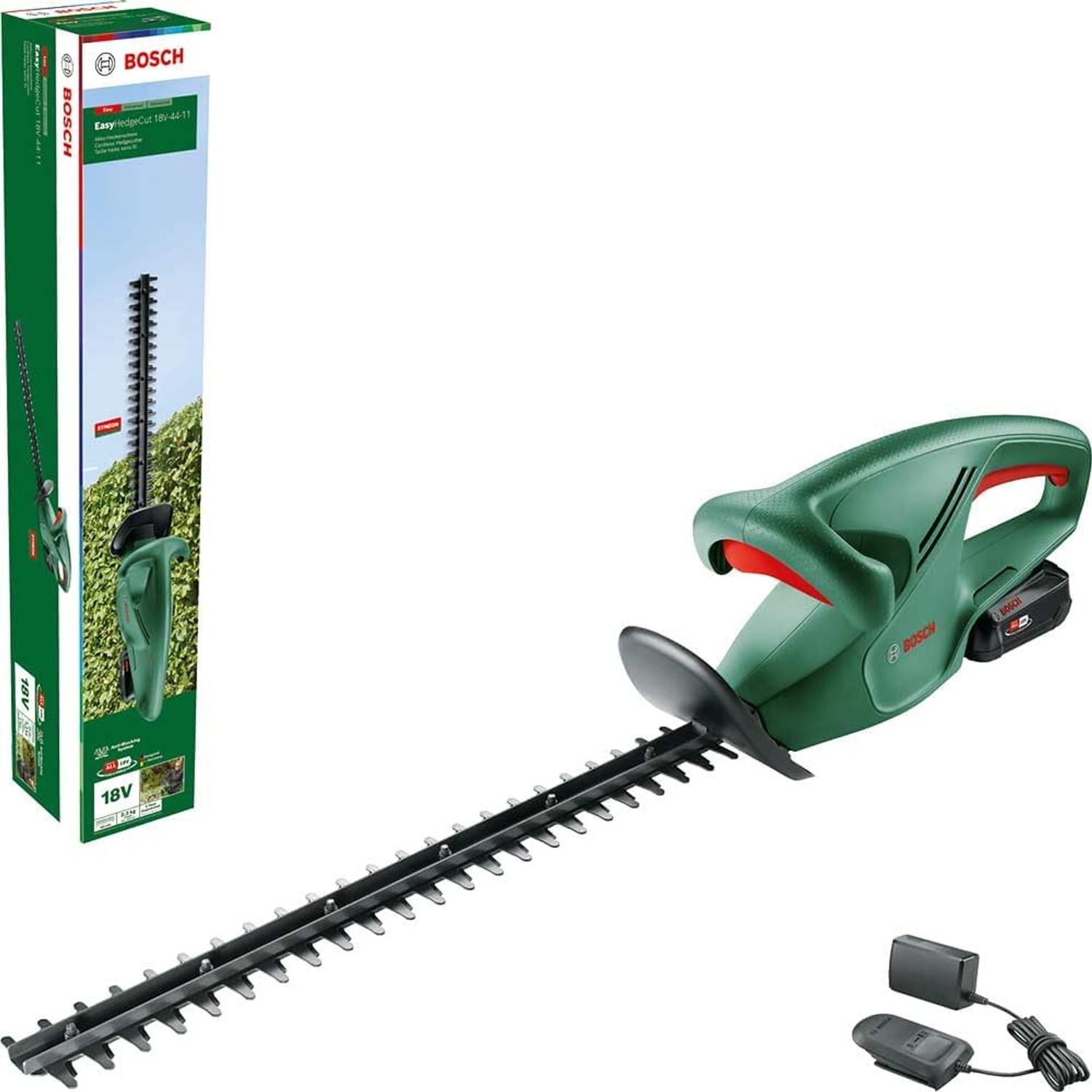 Bosch EasyHedgeCut 18-45 Cordless Hedge Trimmer Bare Tool: image 9