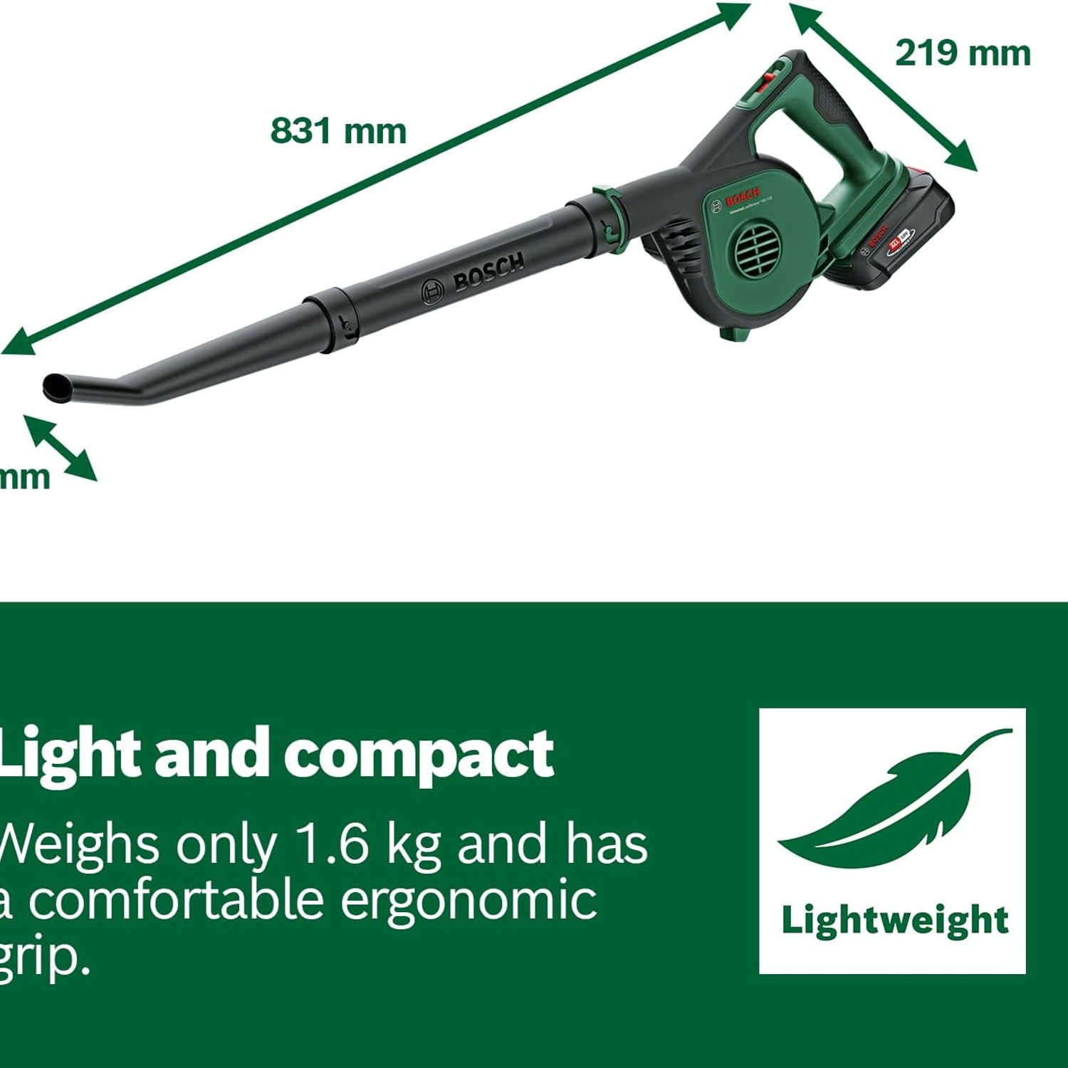 Bosch UniversalLeafBlower 18V-130 Bare Tool: image 4