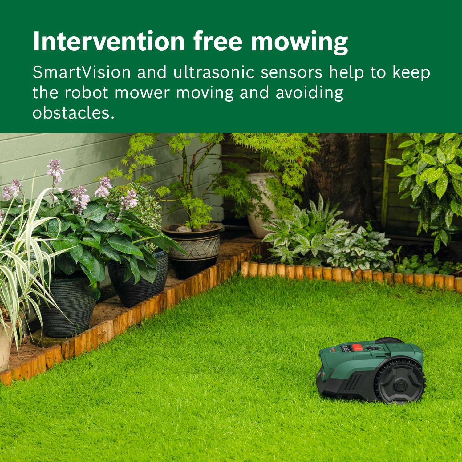 Bosch VisiMow100 18V Robot Lawn Mower Set: image 7